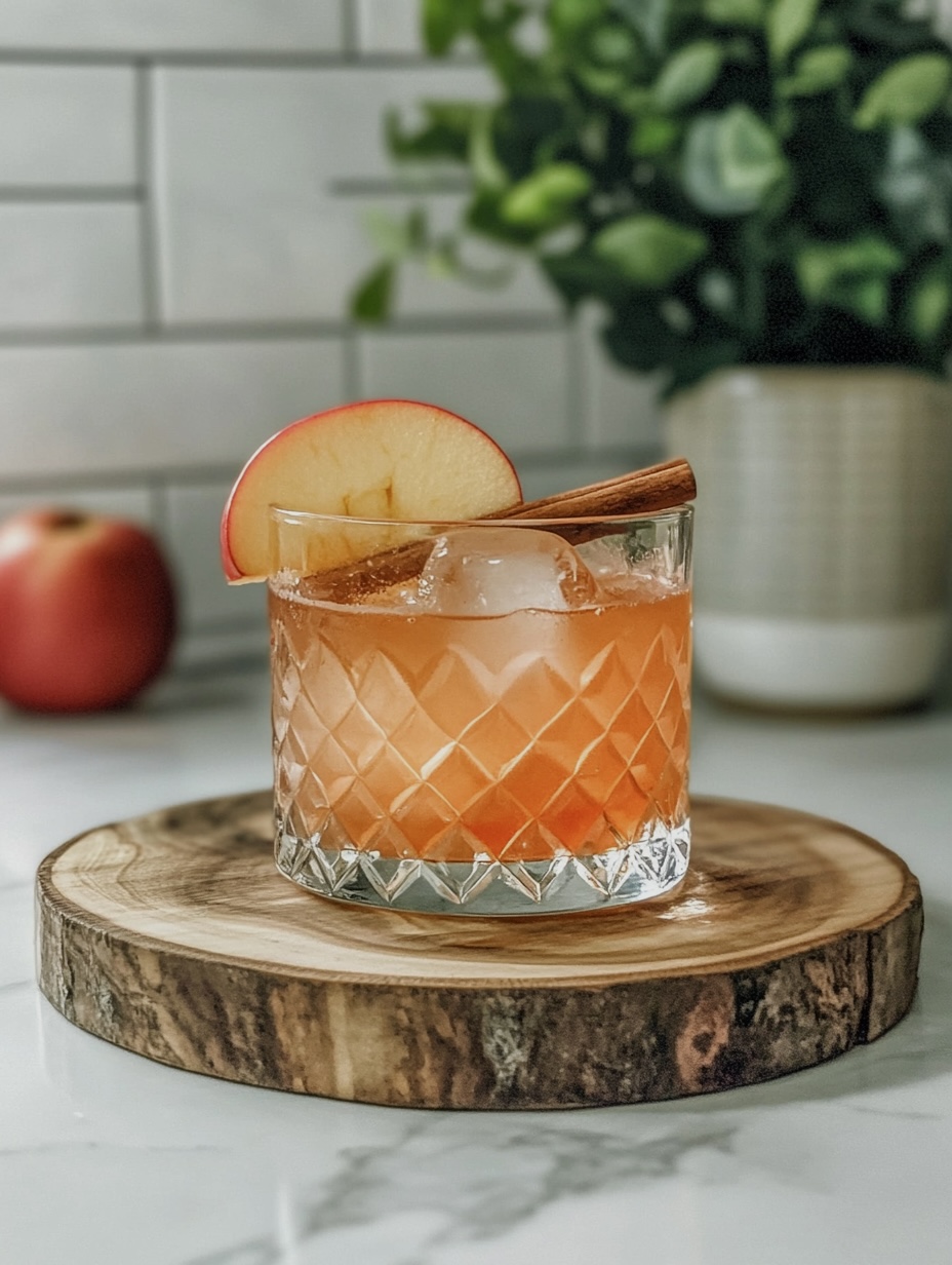 Apple Butter Old Fashioned Cocktail