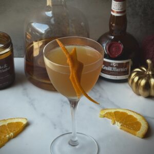 Bourbon Butter Pecan Sidecar