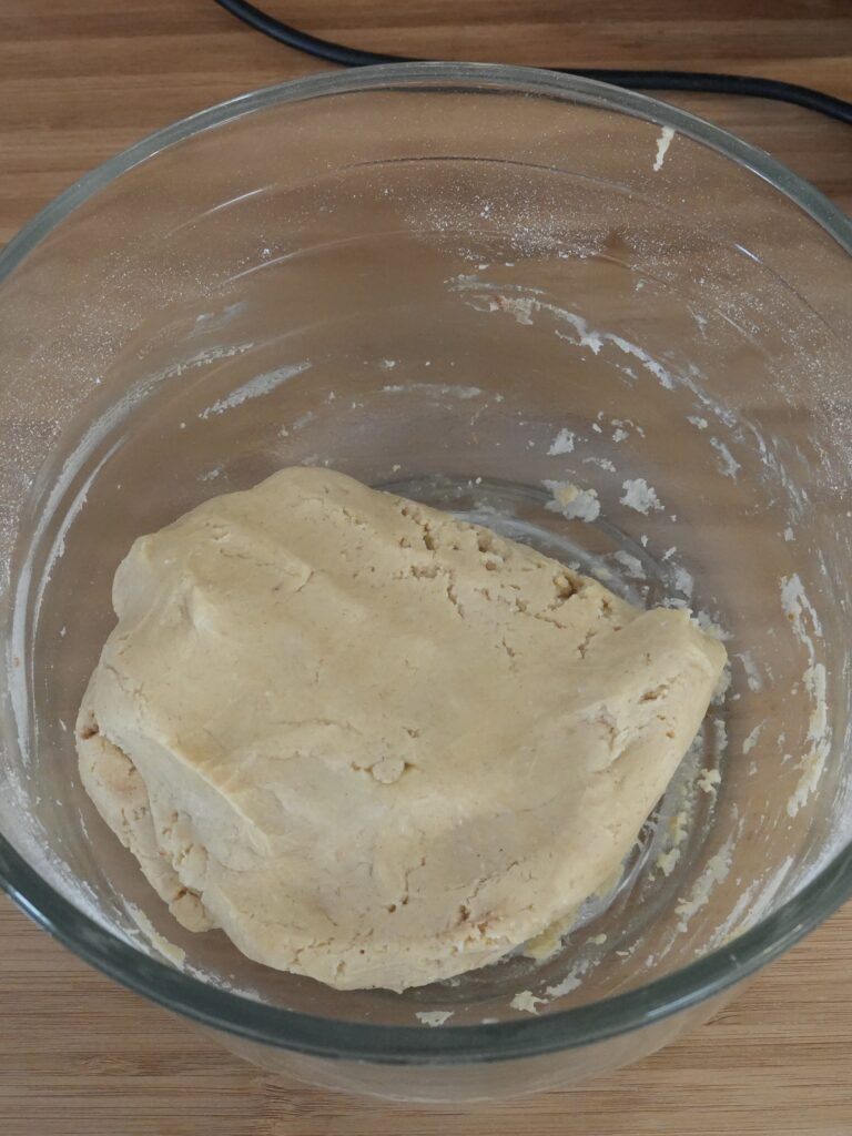 thick, cohesive dough